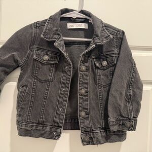 Zara Kids Charcoal Jean Jacket